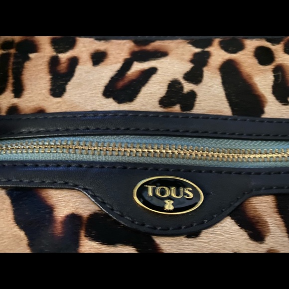 Authentic Tous soft leather and animal hair hobo - Picture 6 of 12